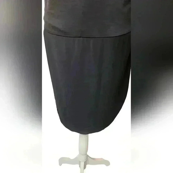 ANTHROPOLOGIE Dolan Left Coast Collection Loren  Tunic Tee Shirt Dress Black - Picture 3 of 7